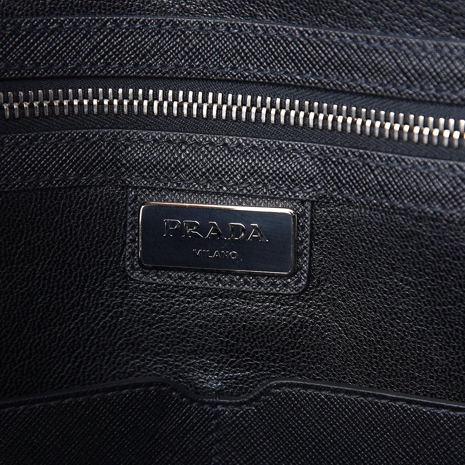 Prada Saffiano Travel Briefcase Bluette 5 of 18