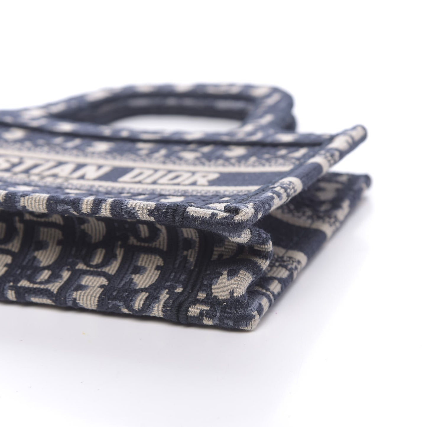 Oblique Mini Book Tote Blue Multicolor