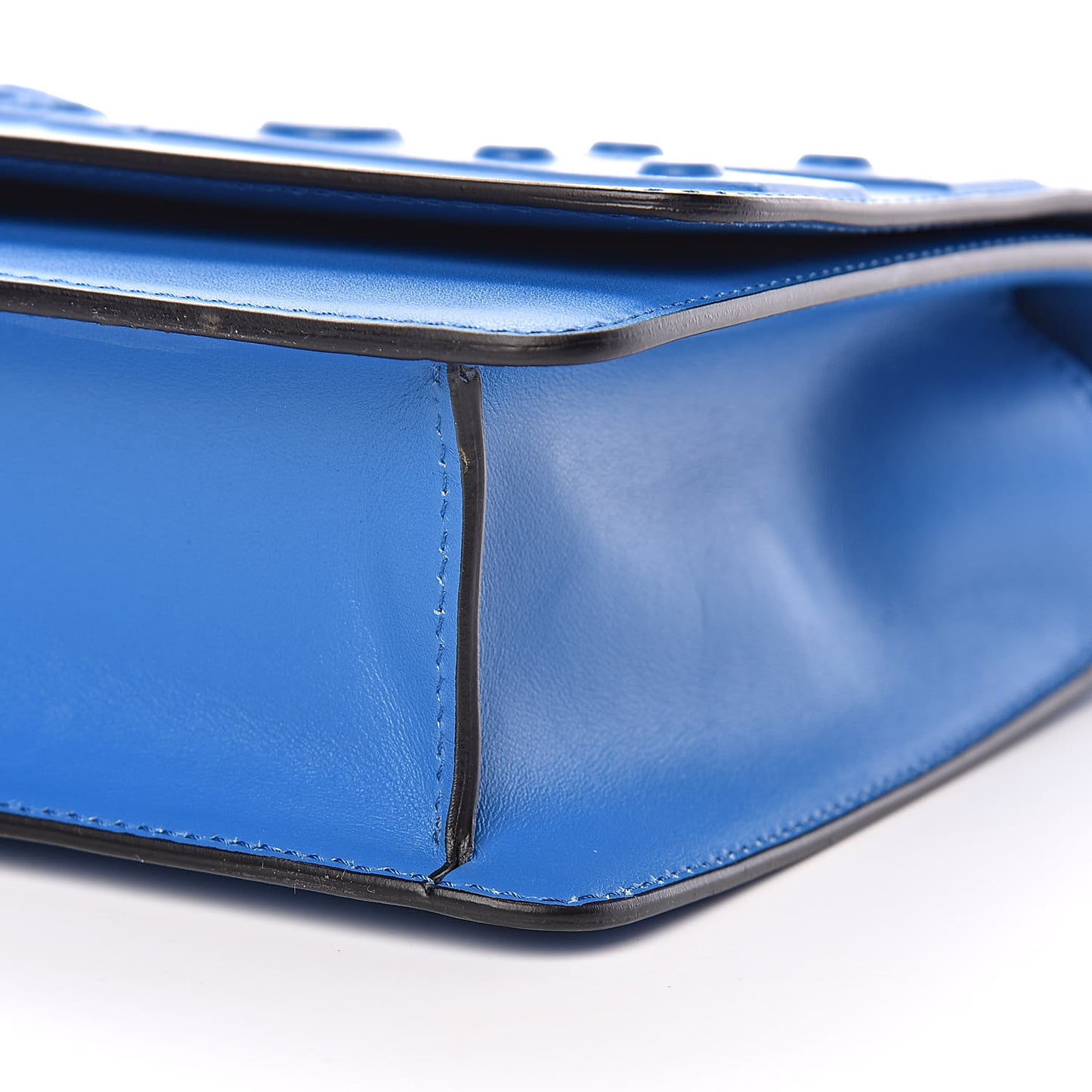 Supple Calfskin Tribute X Shoulder Bag Blue