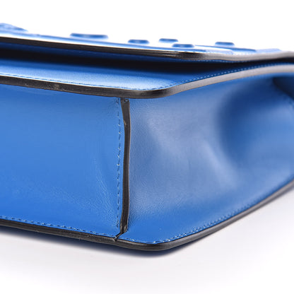 Versace Supple Calfskin Tribute X Shoulder Bag Blue 8 of 10