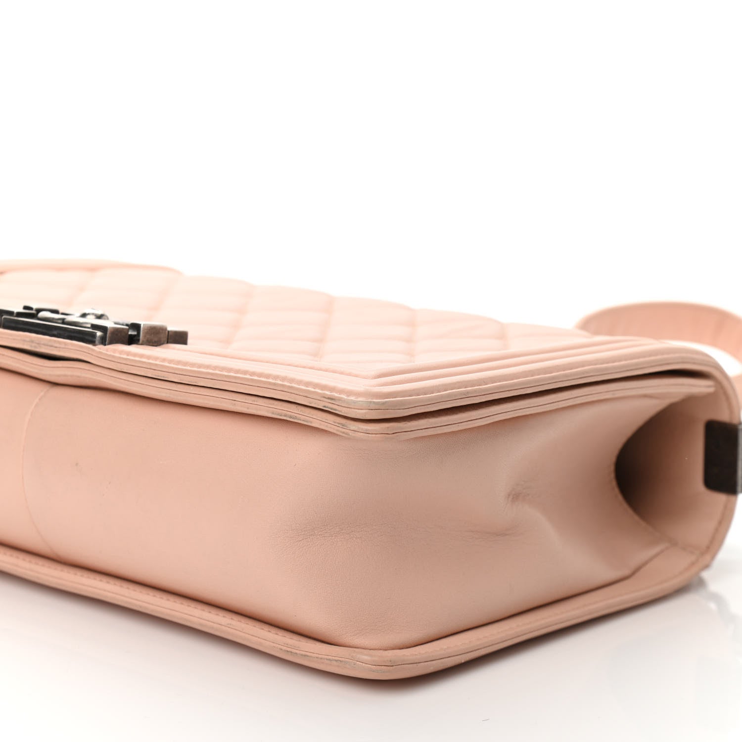 Chanel Calfskin Quilted New Medium Boy Flap Light Pink 9 of 12