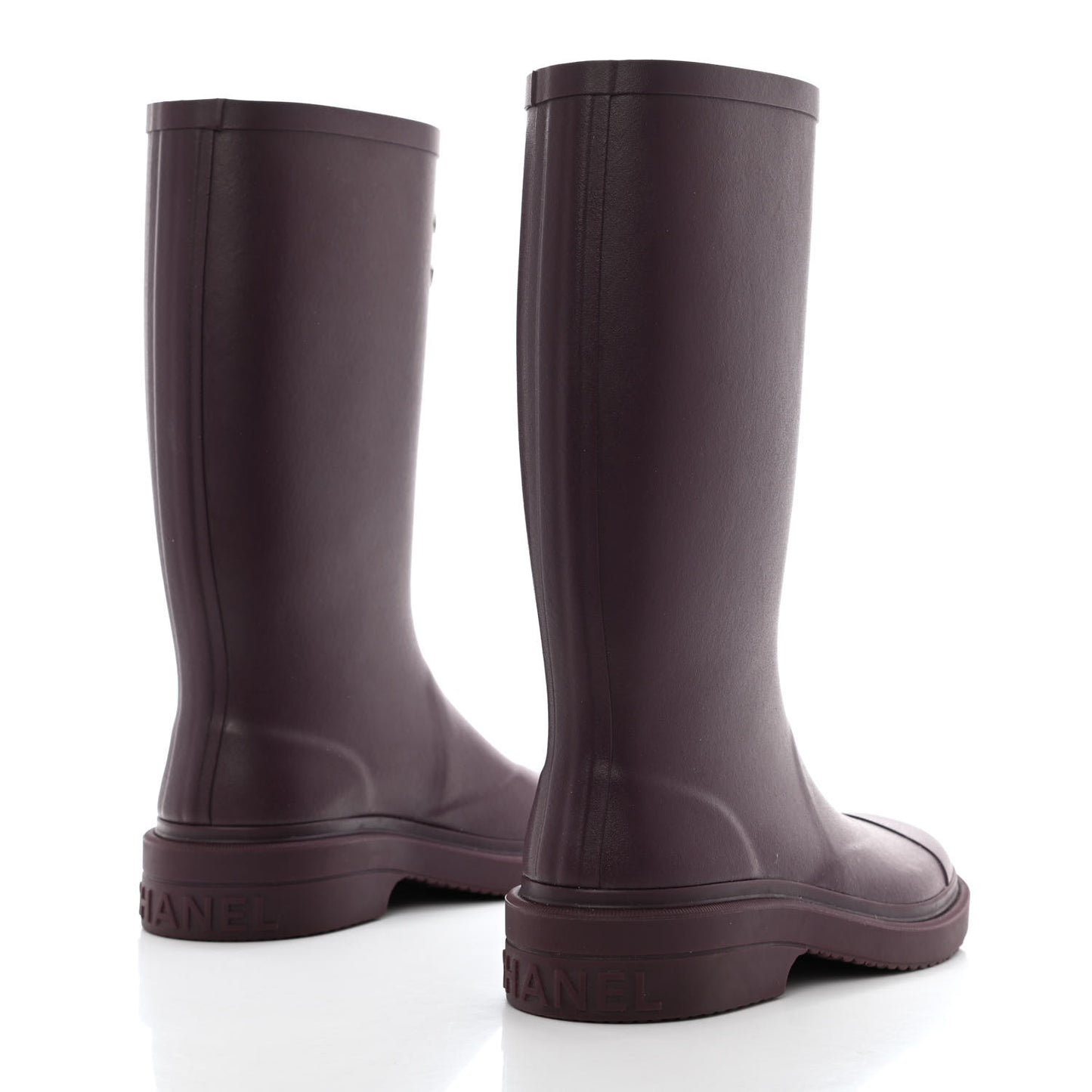 Caoutchouk CC High Boots 37 Dark Purple