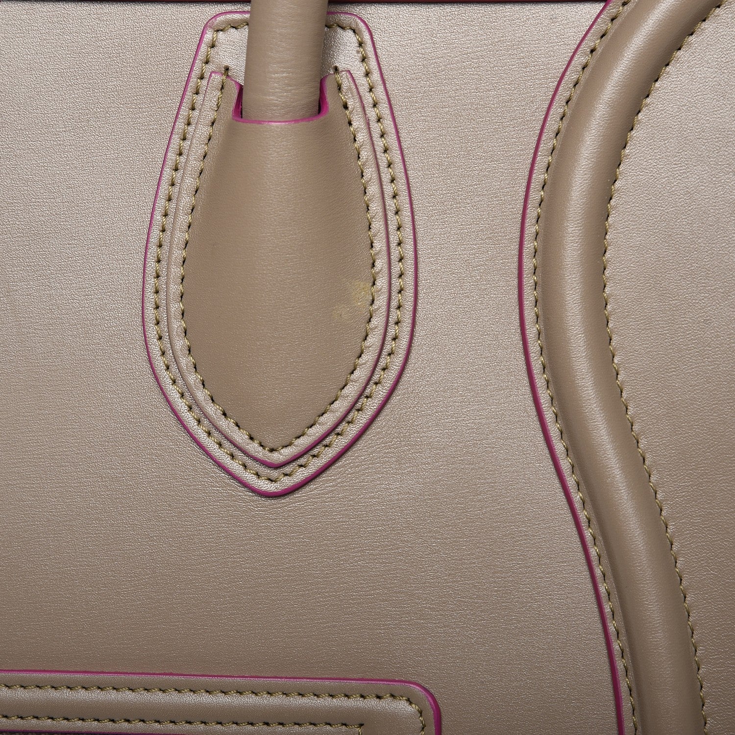 Celine Smooth Calfskin Mini Luggage Beige 10 of 10