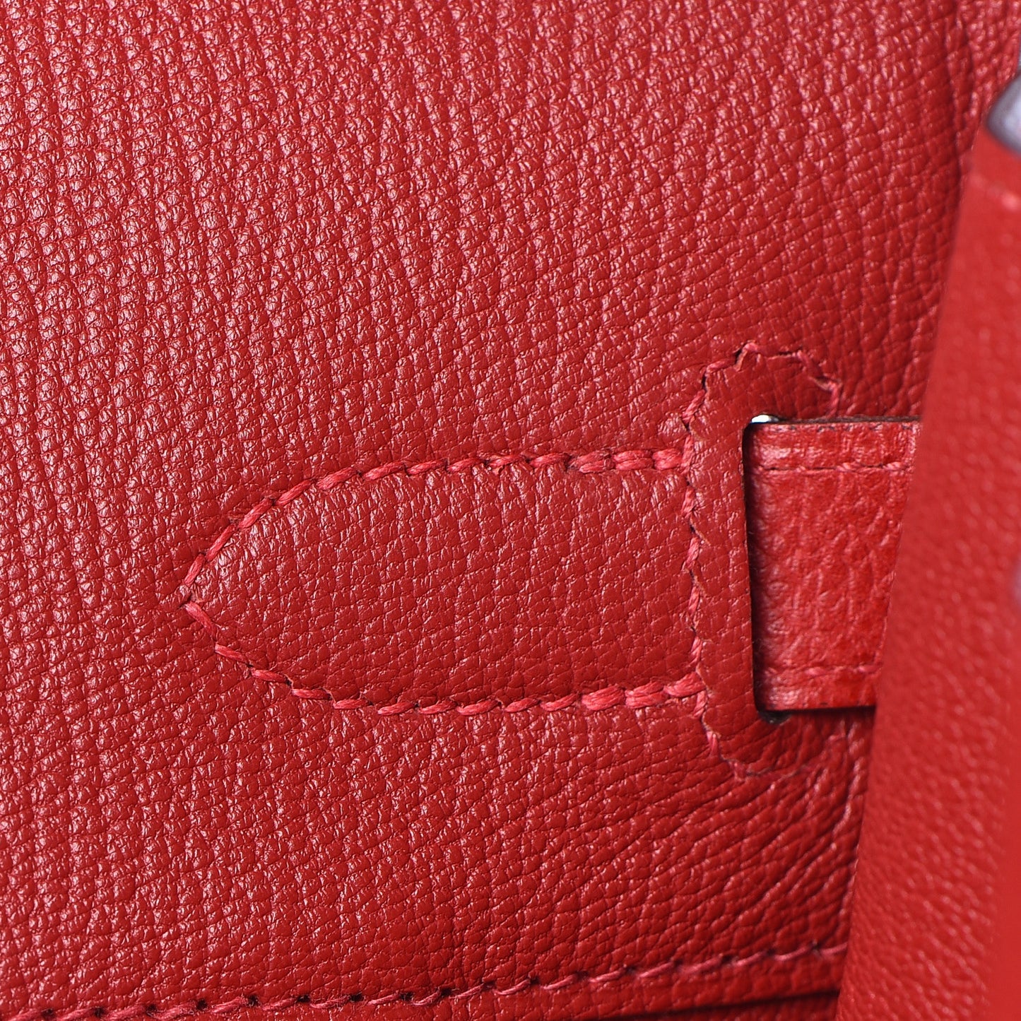 Epsom Birkin 35 Rouge Casaque