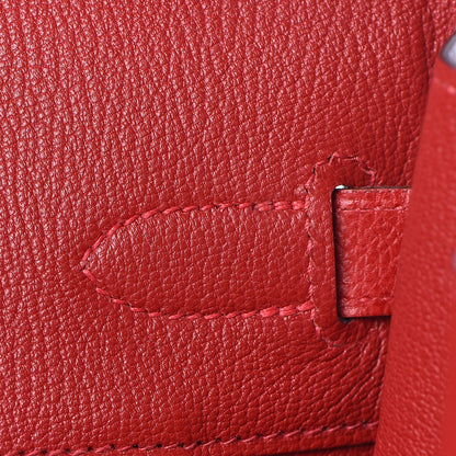 Hermes Epsom Birkin 35 Rouge Casaque 16 of 44