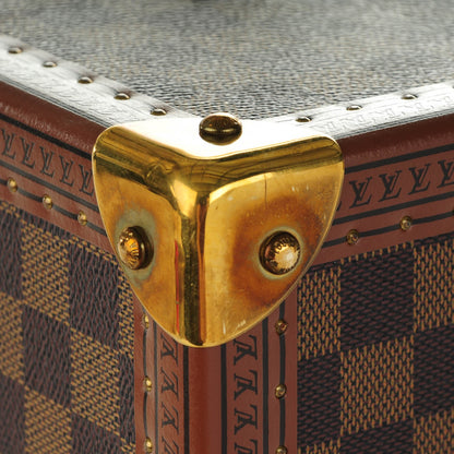 Louis Vuitton Damier Ebene Boite Flacons Beauty Train Trunk Case 16 of 17