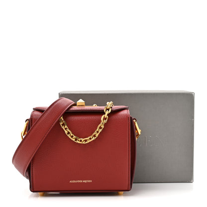 Alexander McQueen Silky Amish Grained Box Shoulder Bag 16 Lacquered Red 13 of 13