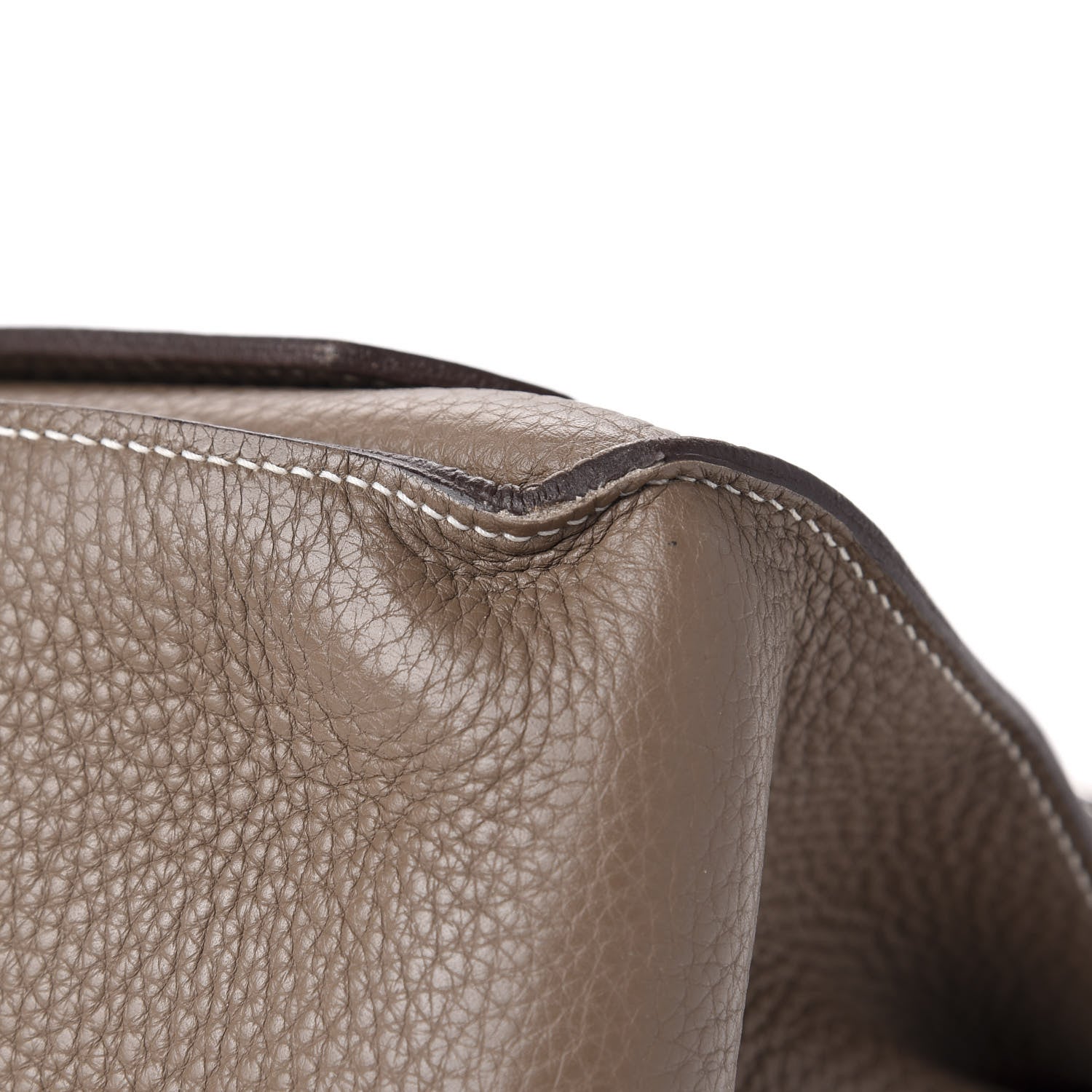 Hermes Taurillon Clemence Jypsiere 34 Etoupe 11 of 14