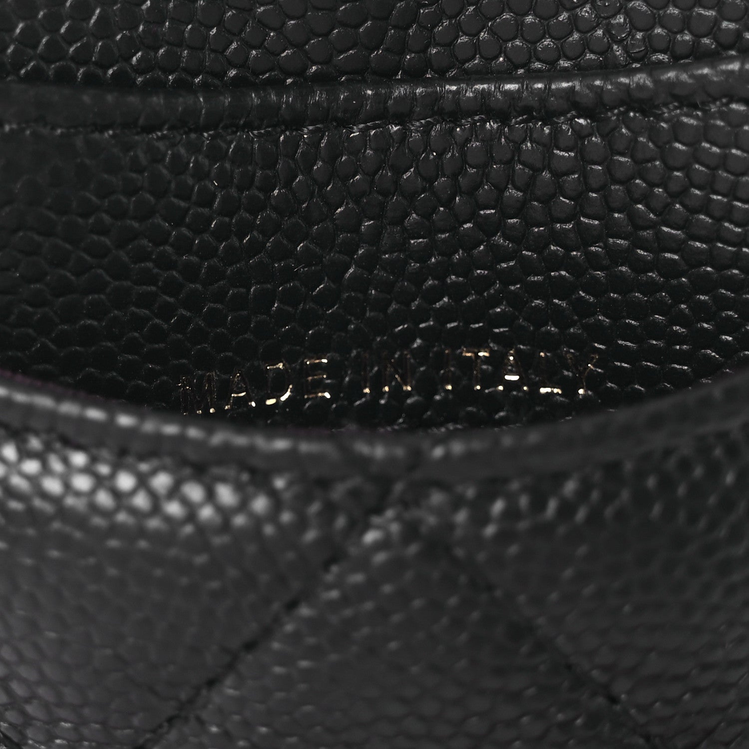 Chanel Caviar Quilted Card Holder On Chain Black 7 of 12