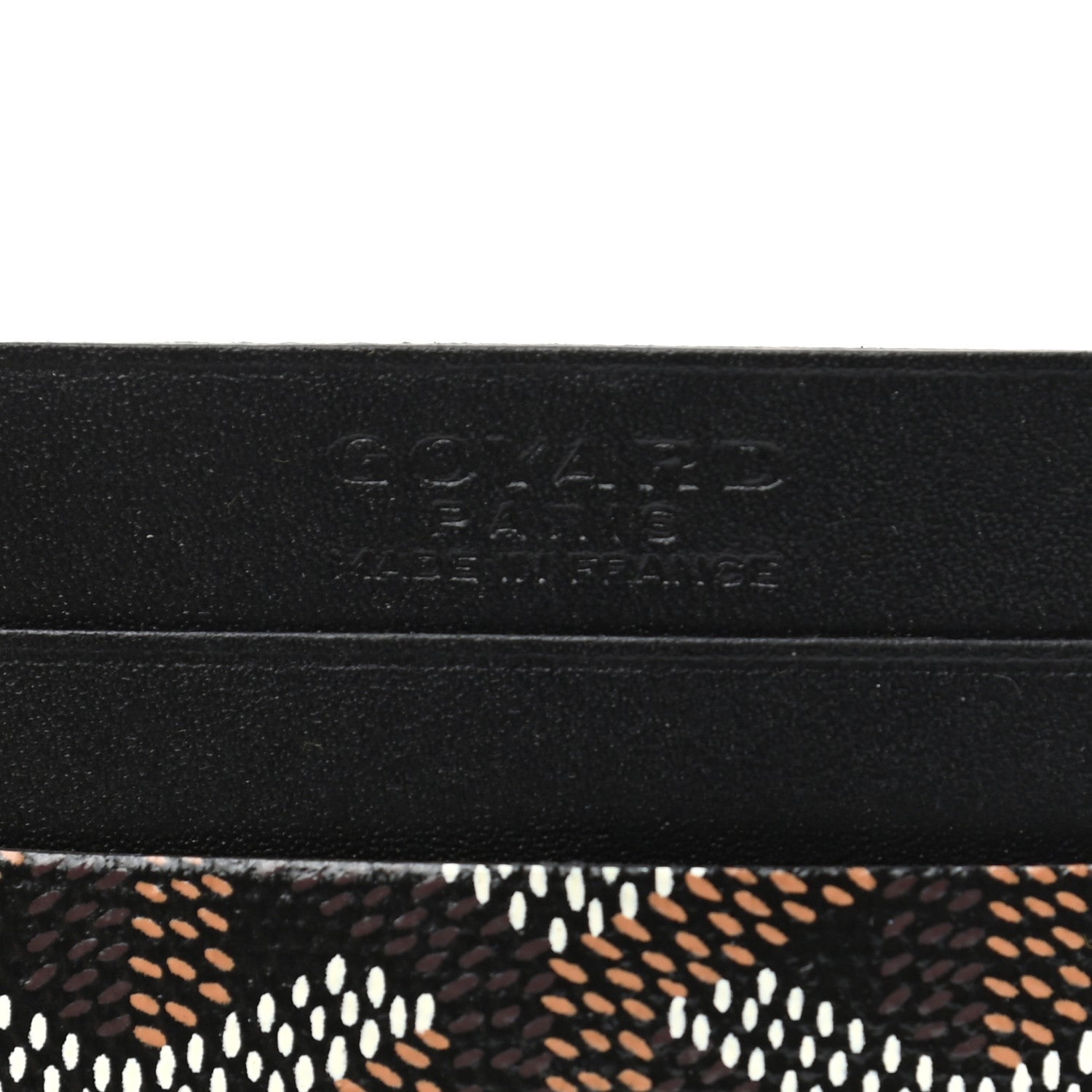 Goyard Goyardine Saint Sulpice Card Holder Black 5 of 5