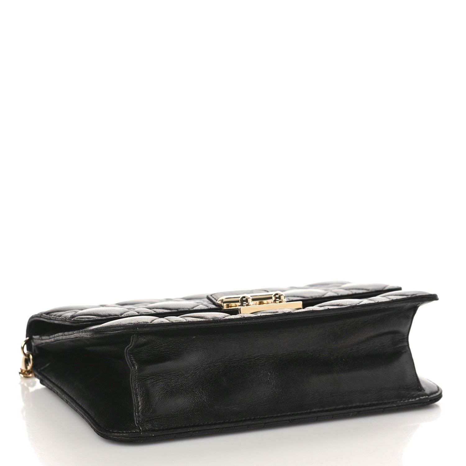 Christian Dior Lambskin Cannage Miss Dior Promenade Pouch Black 4 of 10