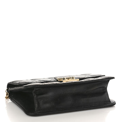 Christian Dior Lambskin Cannage Miss Dior Promenade Pouch Black 4 of 10