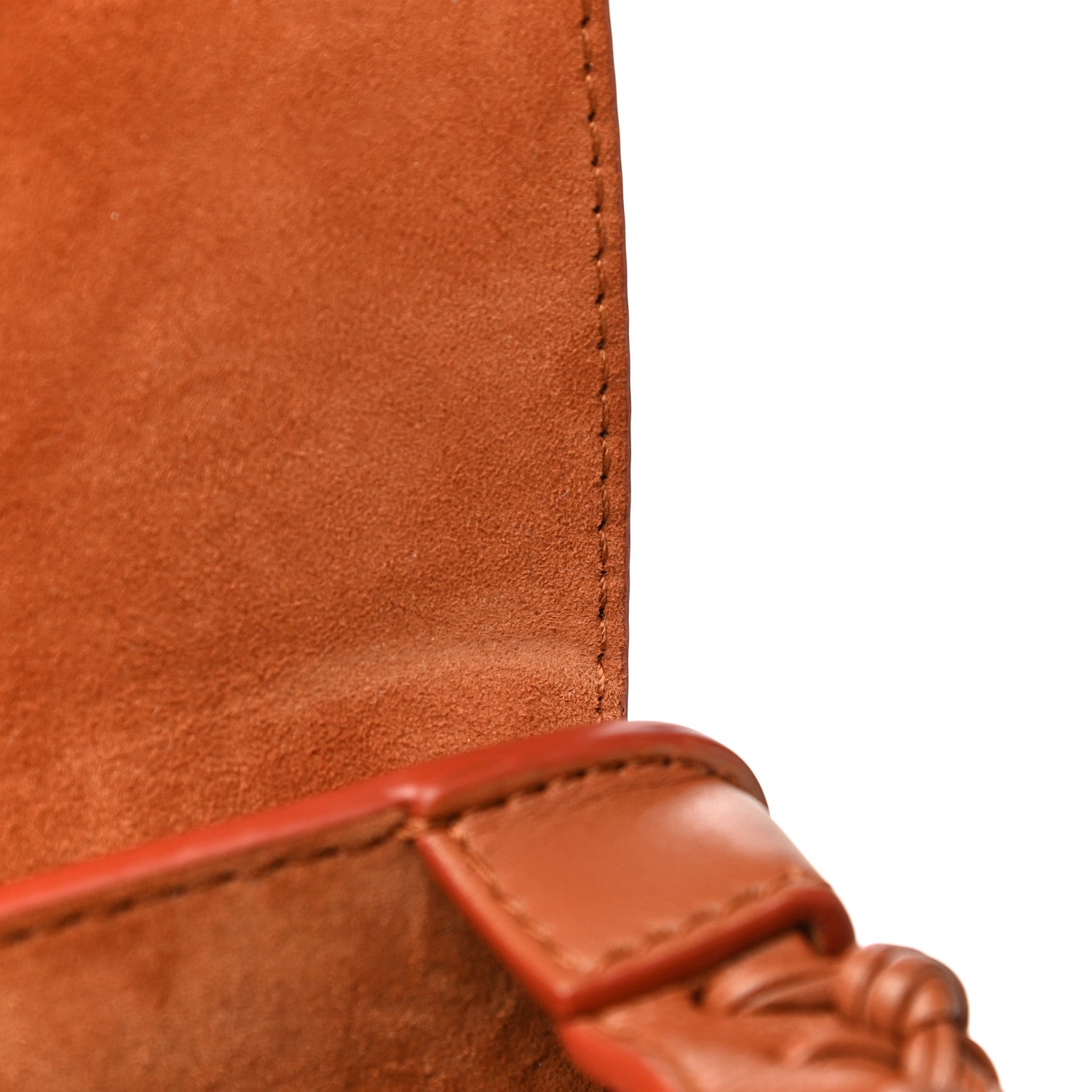 Christian Dior Grained Calfskin Medium Whipstitched Bobby Bag Dark Tan 13 of 25