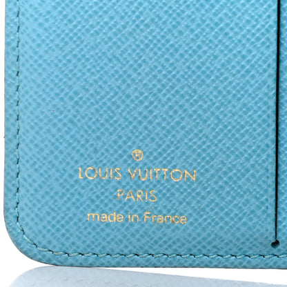 Louis Vuitton Monogram Groom Compact Zip Wallet Blue 7 of 10