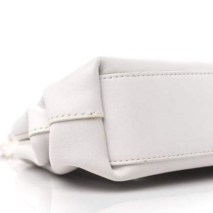 Bottega Veneta Calfskin The Point Triangle Bag Chalk 7 of 12