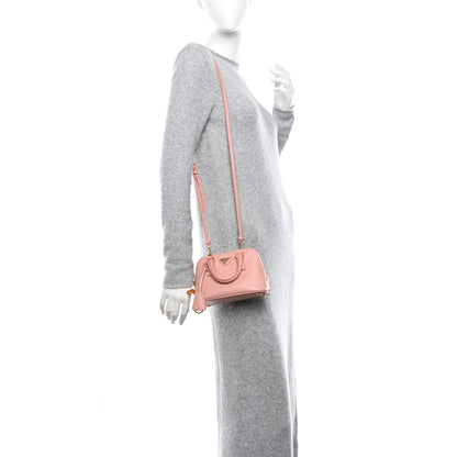 Prada Saffiano Lux Mini Promenade Tote Orchidea 2 of 9