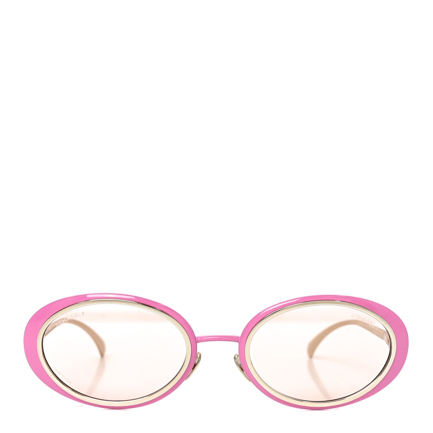 Metal Crystal Pearl Sunglasses 71708 Pink