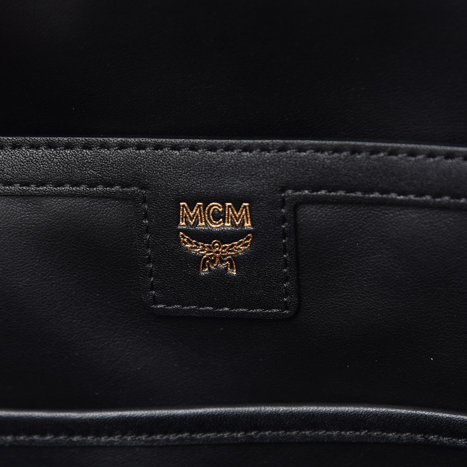 MCM Visetos Small Side Stud Stark Backpack Cognac 7 of 12