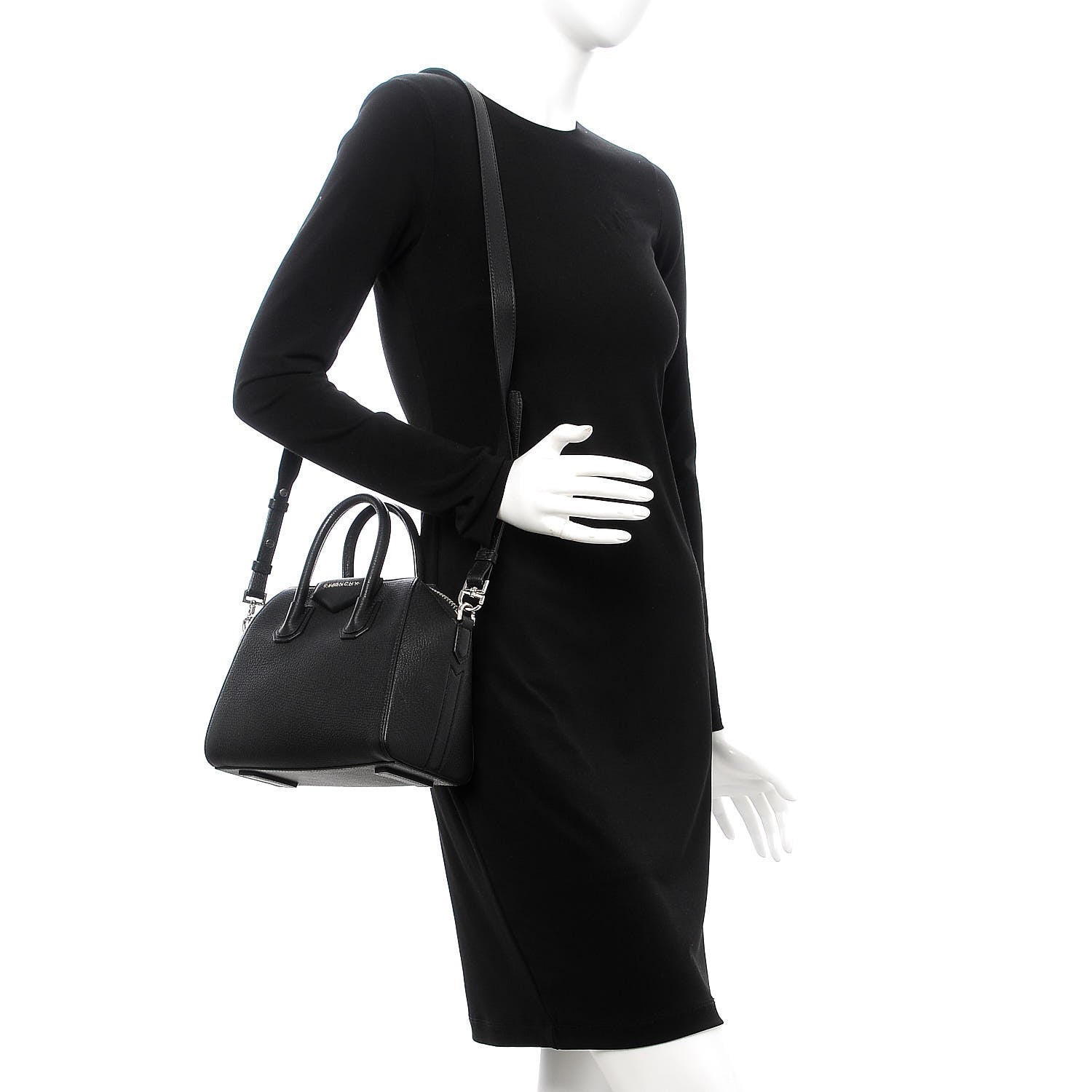 Givenchy Sugar Goatskin Mini Antigona Black 2 of 8