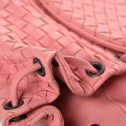 Bottega Veneta Nappa Intrecciato Messenger Bag Petal Pink 9 of 13