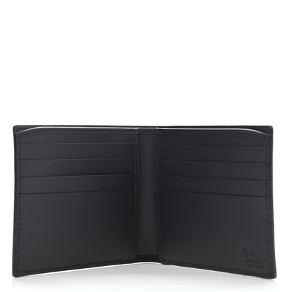 Gucci GG Supreme Monogram Blooms Bi-Fold Wallet Beige Blue Navy 5 of 8