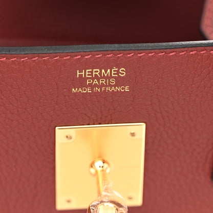 Hermes Togo Birkin 30 Rouge H 6 of 13