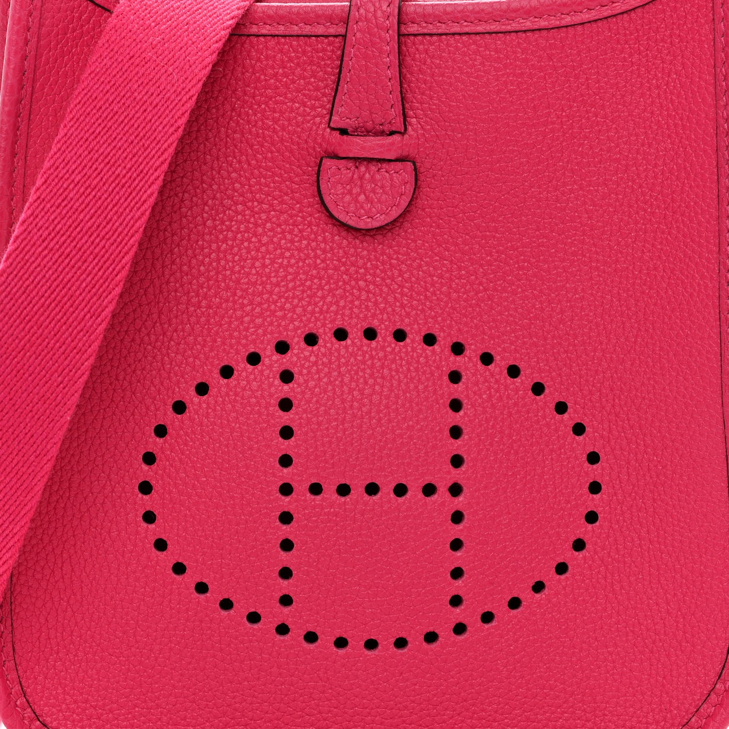 Hermes Taurillon Clemence Evelyne TPM Rose Extreme 7 of 9