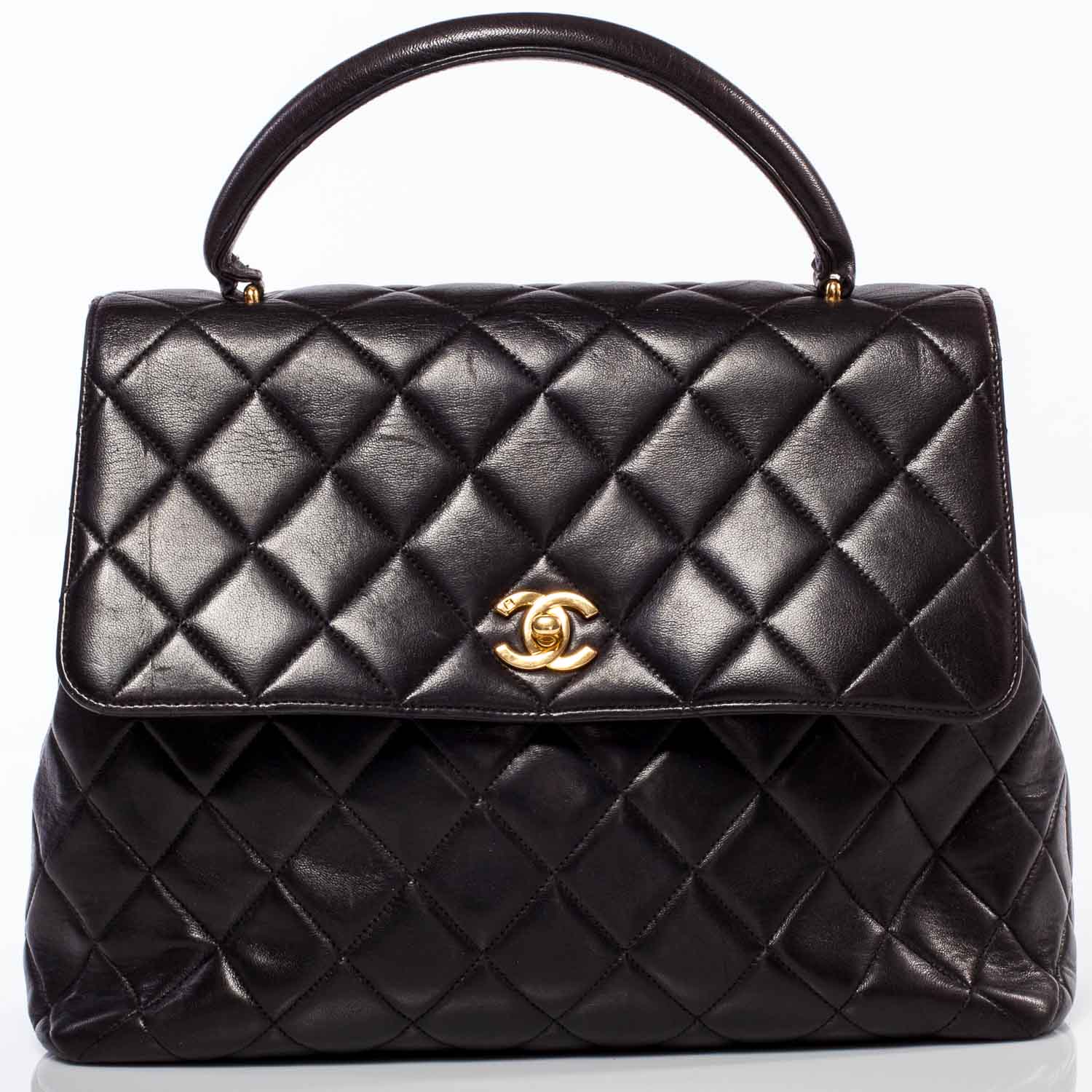 Chanel Lambskin Kelly Flap Bag Black 1 of 9