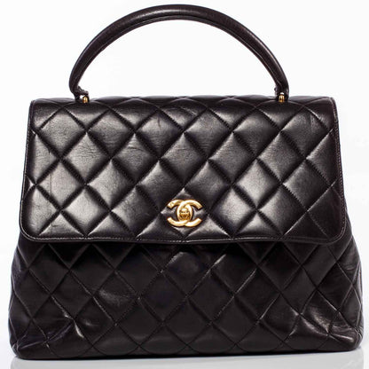 Chanel Lambskin Kelly Flap Bag Black 1 of 9