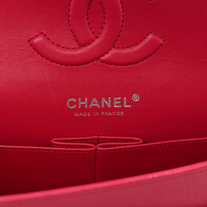 Chanel Caviar Quilted Medium Double Flap Dark Pink 7 of 10