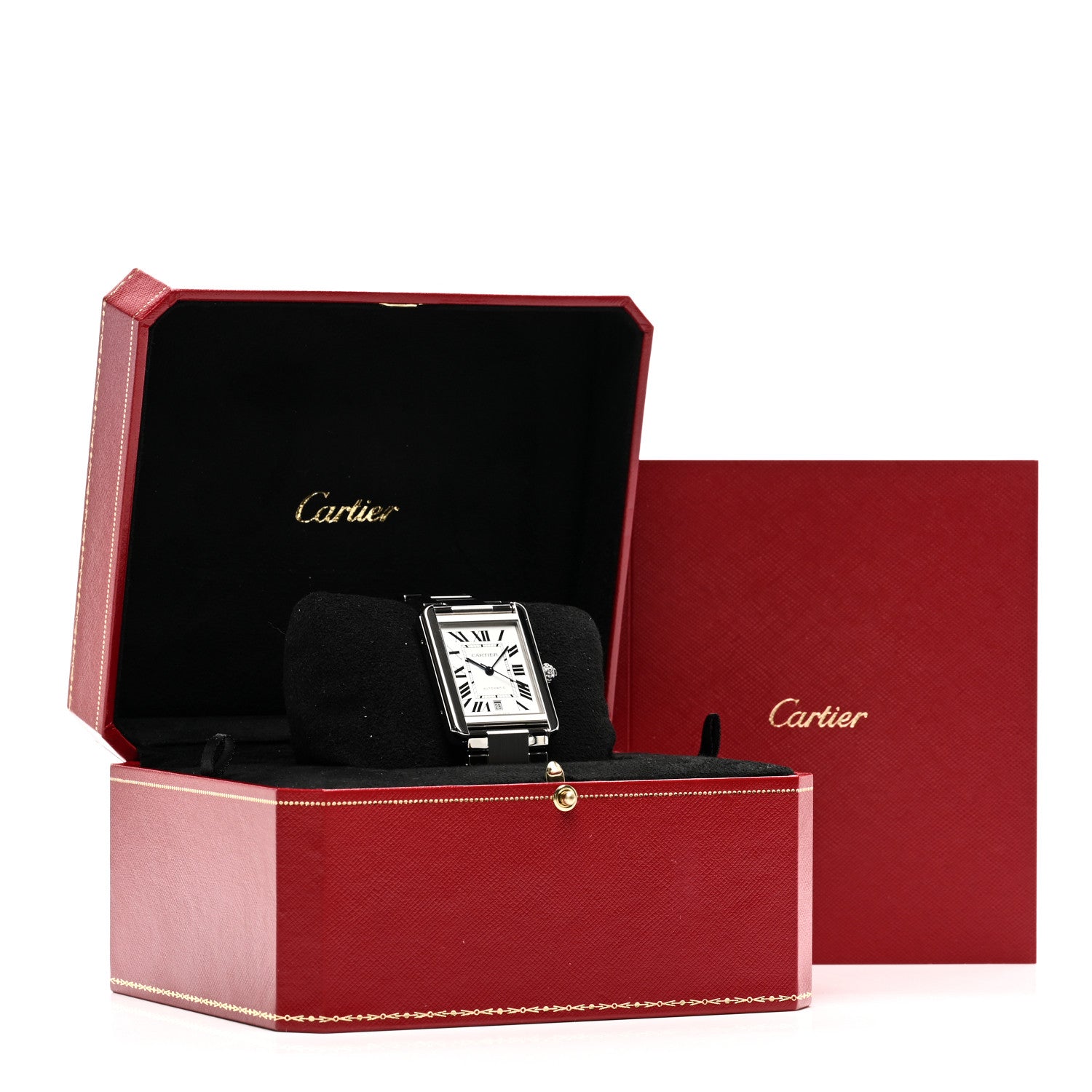 Cartier Stainless Steel 31mm Tank Solo Automatic Watch 5 of 5