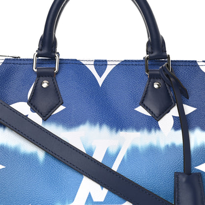 Louis Vuitton Monogram Escale Speedy Bandouliere 30 Blue 9 of 11