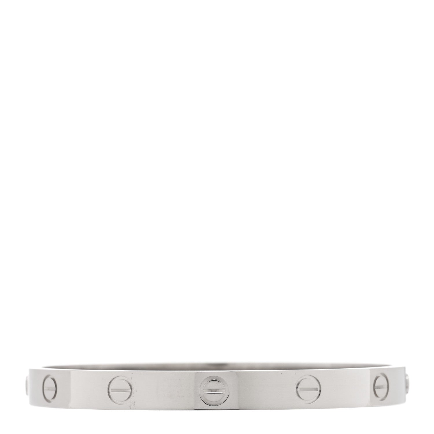 Cartier 18K White Gold LOVE Bracelet 17 1 of 7