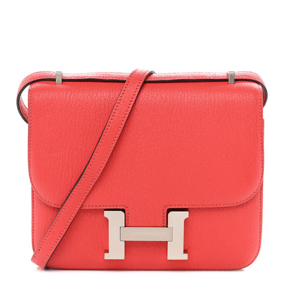 Hermes Chevre Mysore Verso Constance 18 Rose Texas Rose Jaipur 1 of 12
