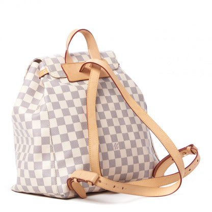 Louis Vuitton Damier Azur Sperone Backpack 2 of 9