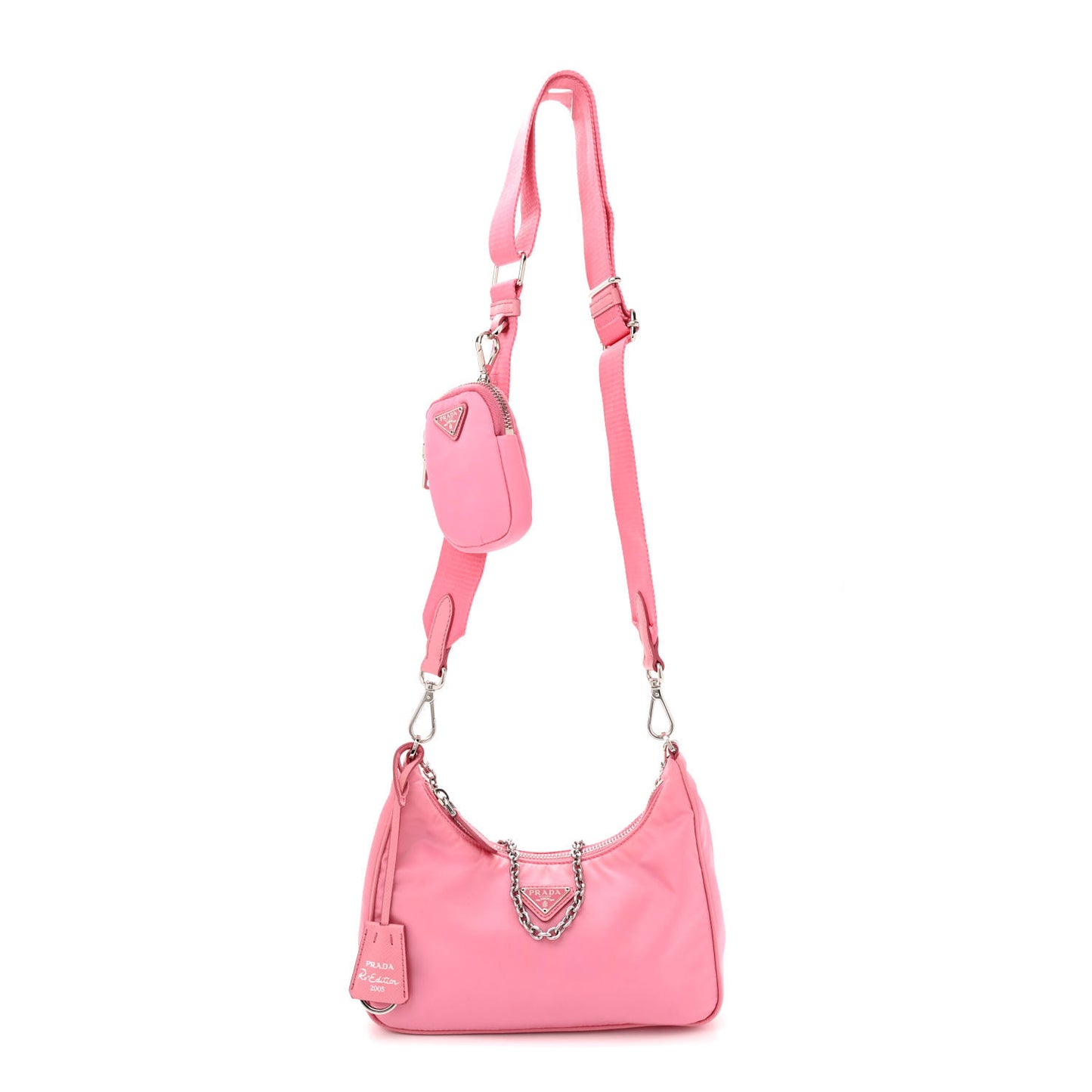 Nylon Re-Edition 2005 Shoulder Bag Begonia