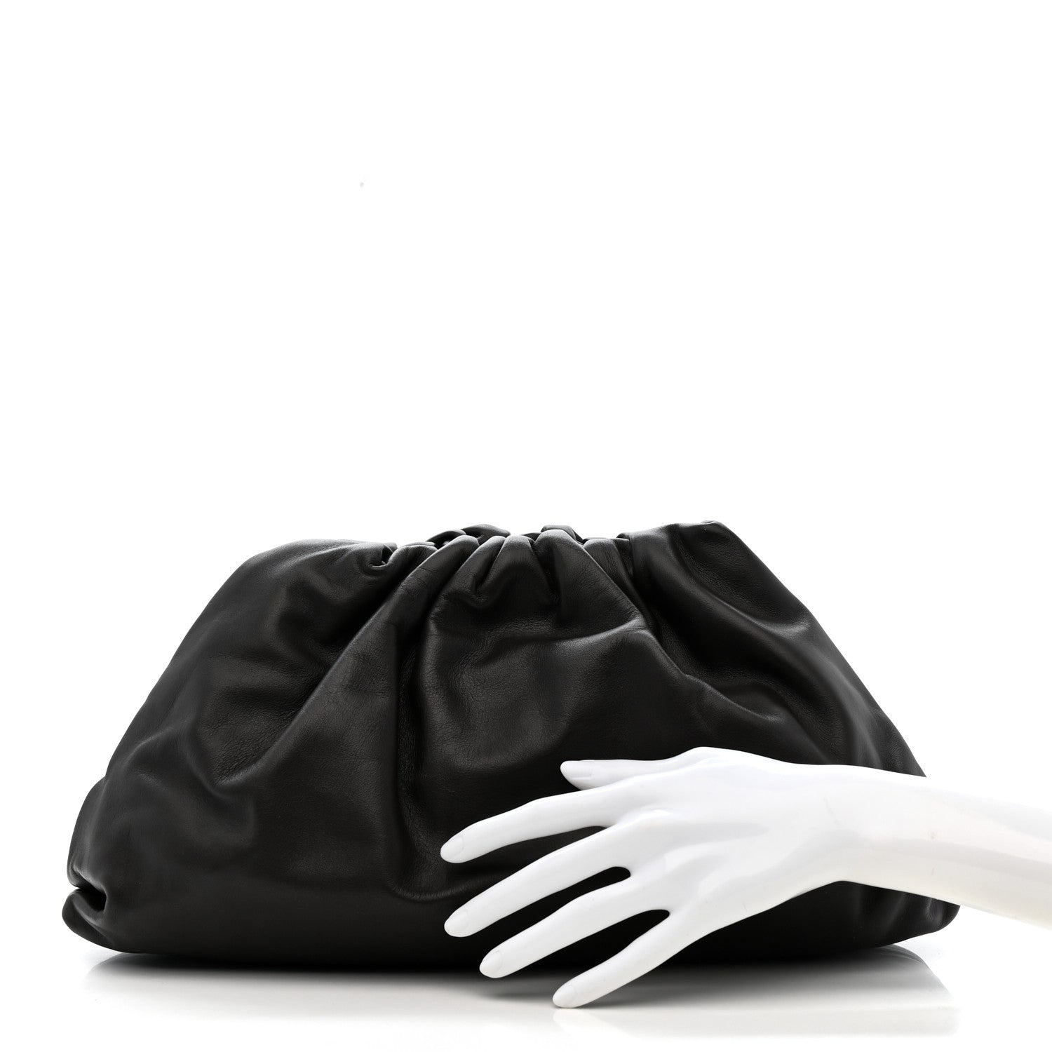 Bottega Veneta Smooth Butter Calf The Pouch Oversized Clutch Fondant 2 of 10