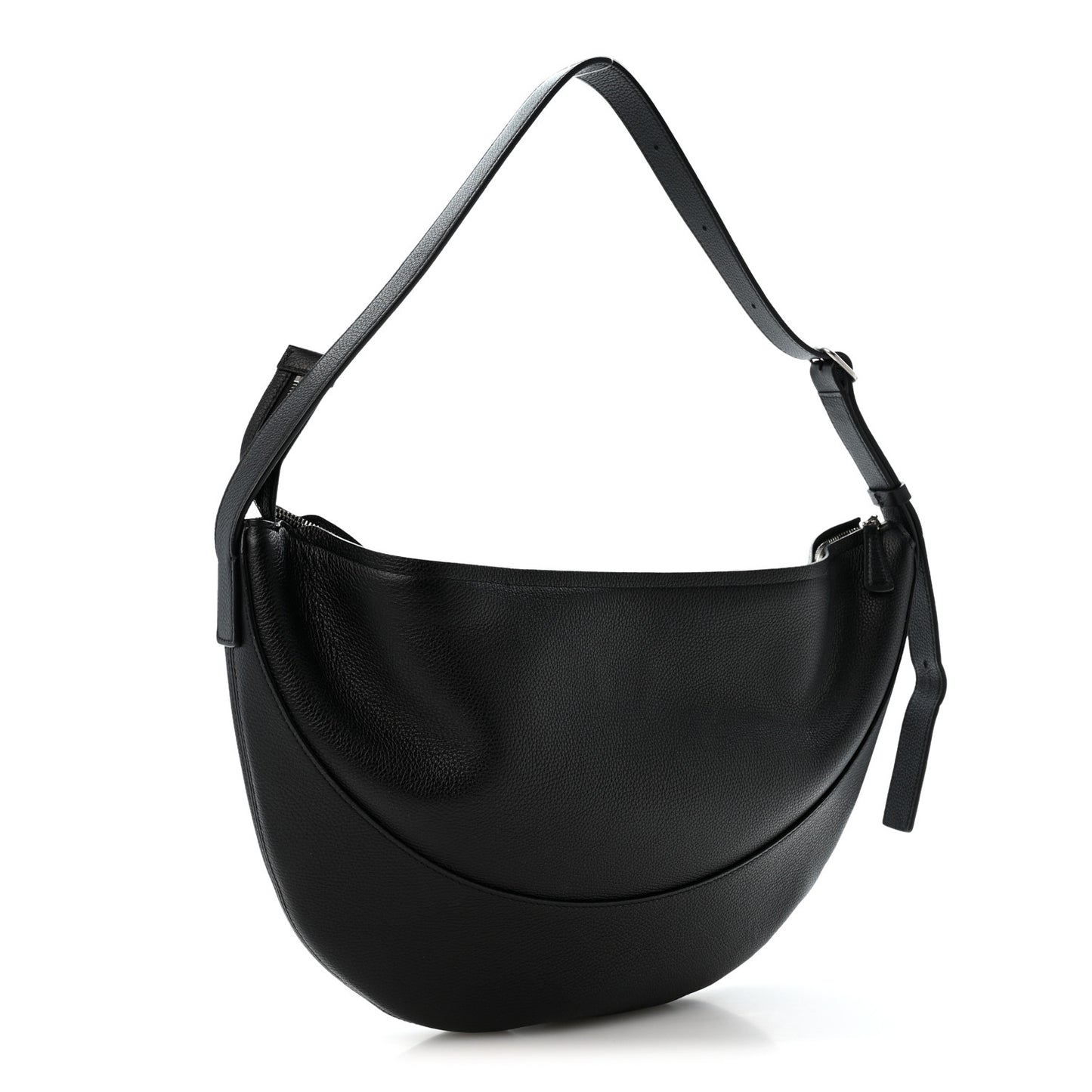Grained Calfskin Jouve Bag Black