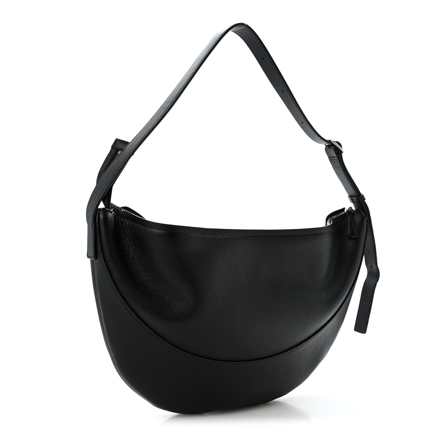 The Row Grained Calfskin Jouve Bag Black 3 of 9