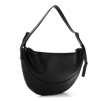 The Row Grained Calfskin Jouve Bag Black 3 of 9