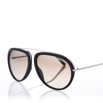 Tom Ford Stacy Aviator Sunglasses TF452 Black 7 of 8