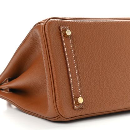 Hermes Togo Birkin 30 Gold 7 of 10