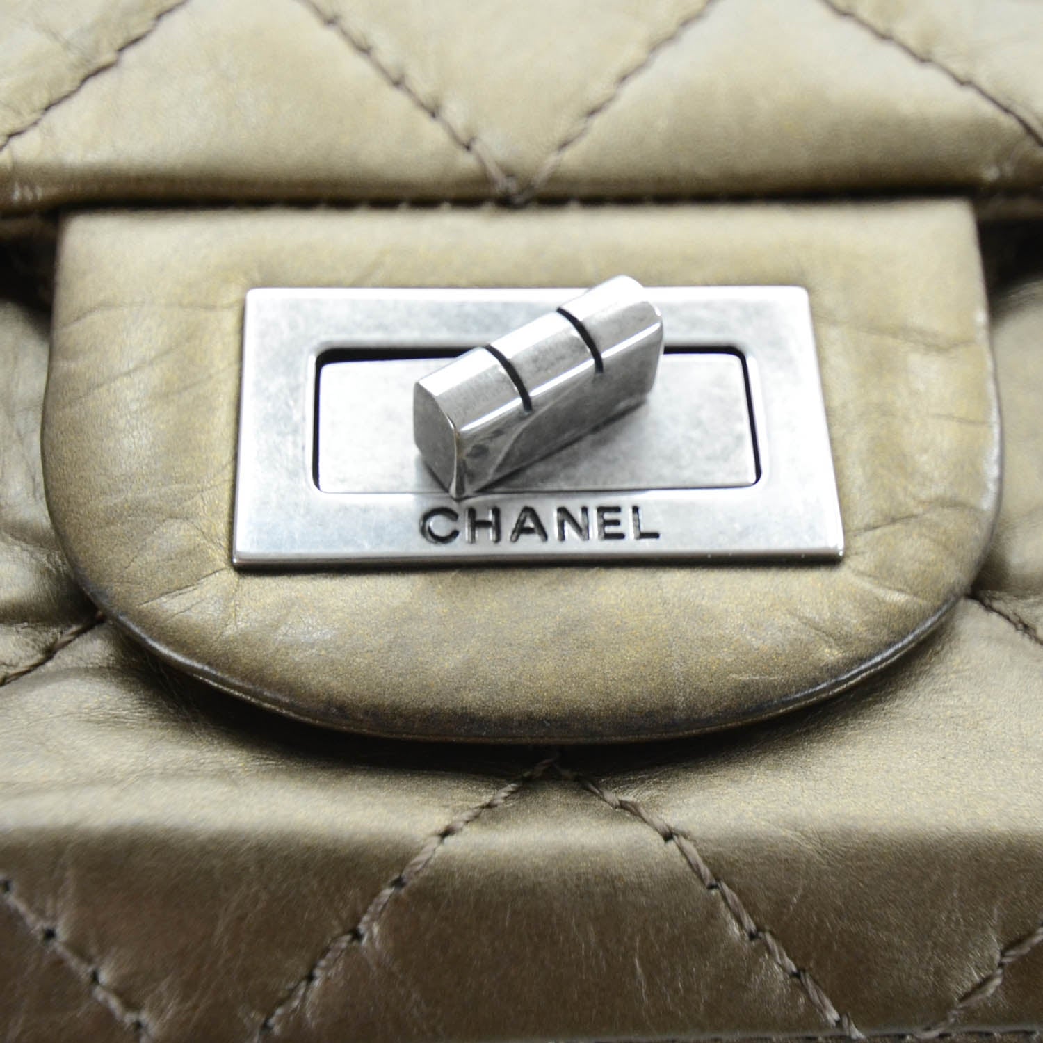 Chanel Leather 2.55 Reissue 227 Flap Bronze 8 of 11
