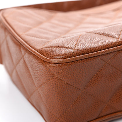 Chanel Caviar Quilted Flap Camera Case Brown 14 of 16