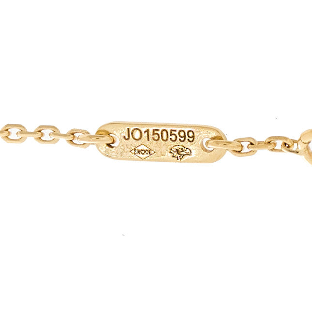 18K Yellow Gold Mother of Pearl Sweet Alhambra Bracelet