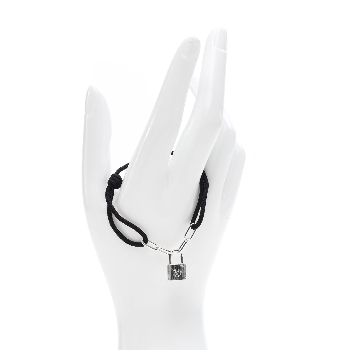 Sterling Silver Lockit Bracelet Black