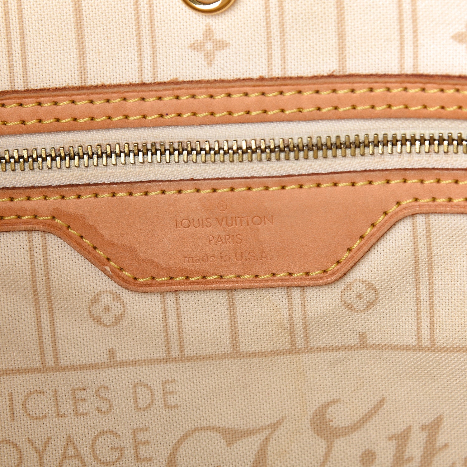 Louis Vuitton Damier Azur Neverfull MM 6 of 9