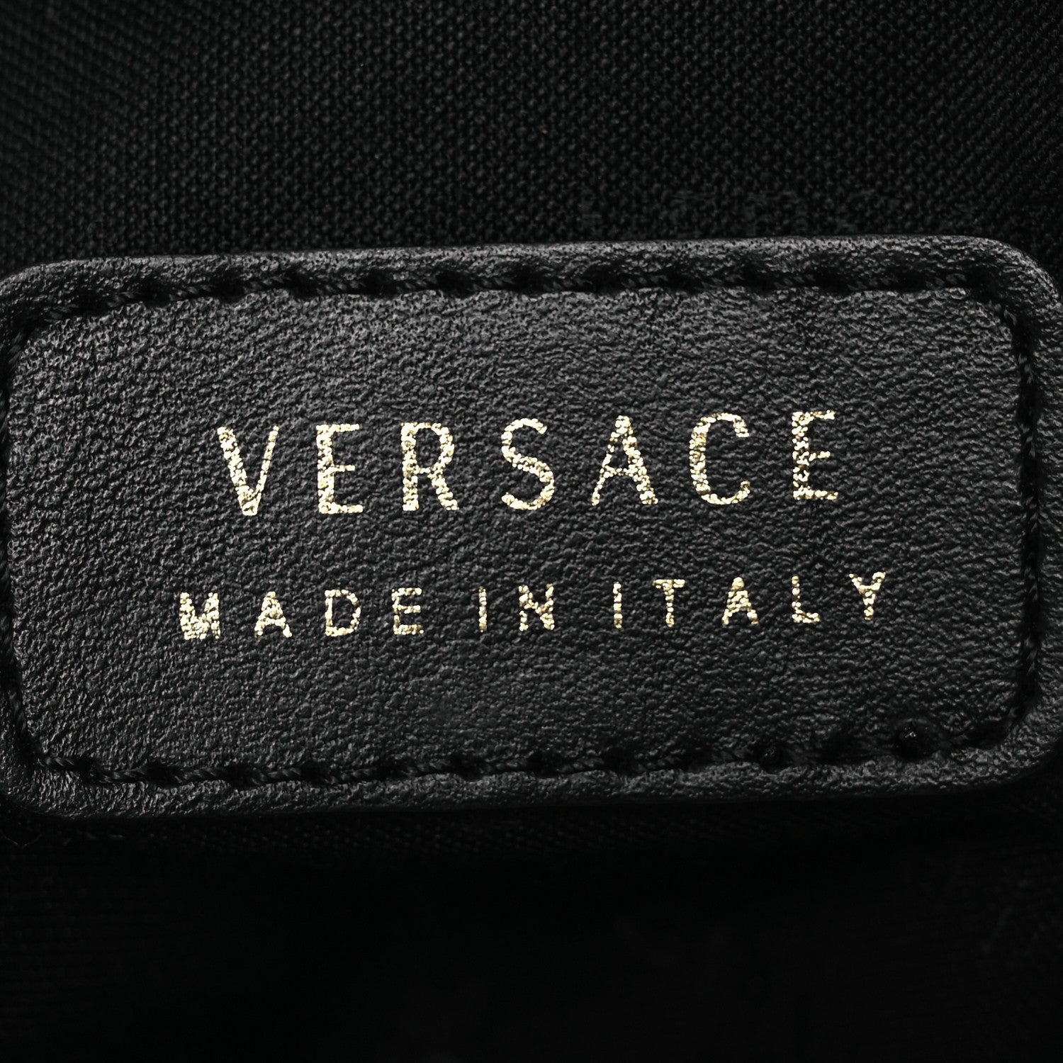 Versace Nylon Goatskin Studded Palazzo Medusa Backpack Black 7 of 21