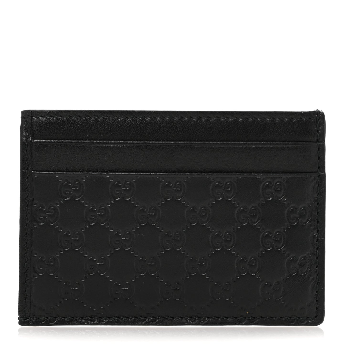 Microguccissima ID Window Card Holder Black