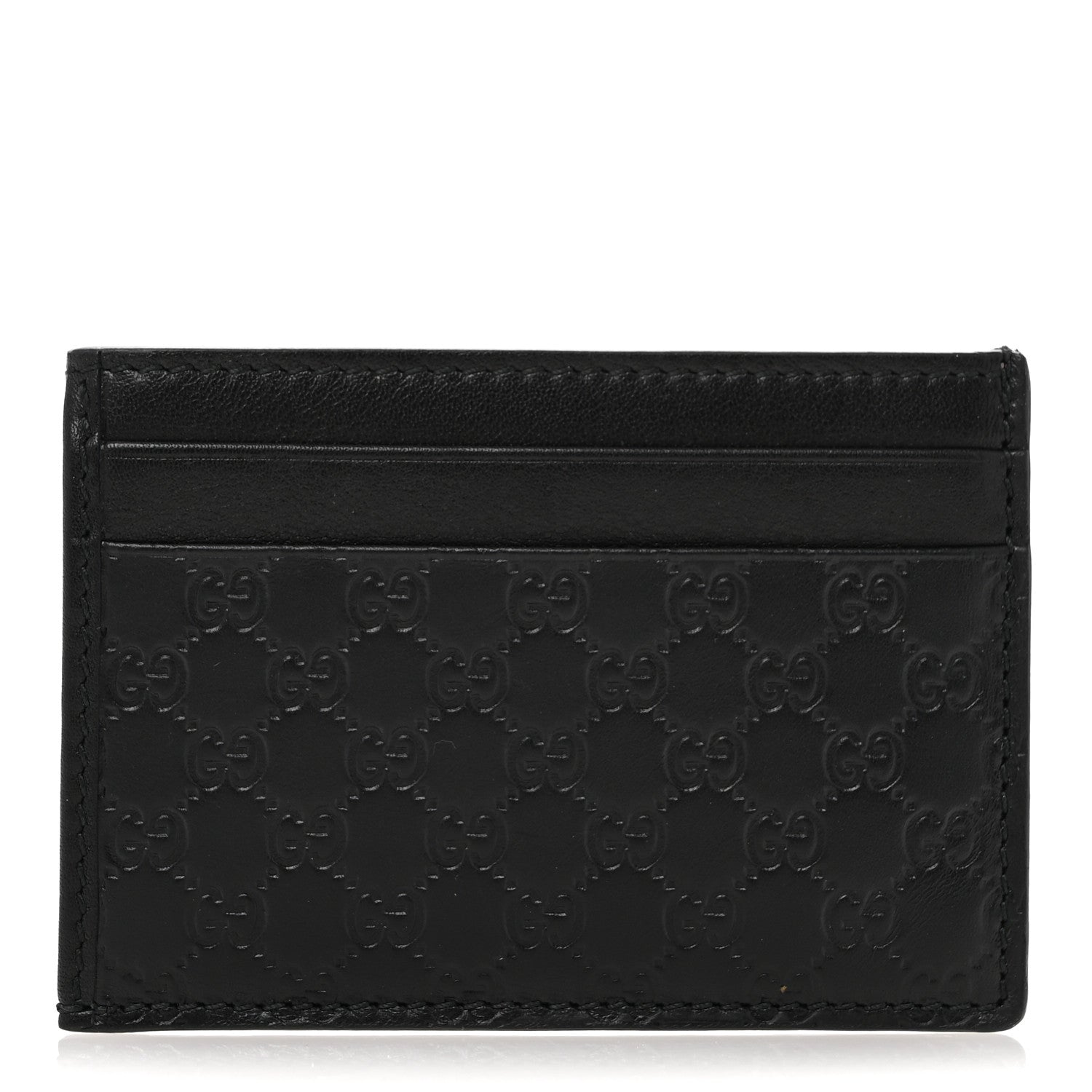 Gucci Microguccissima ID Window Card Holder Black 1 of 8